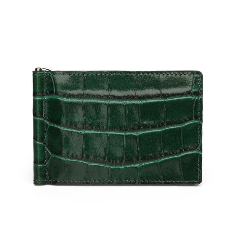 Green Clip Wallet